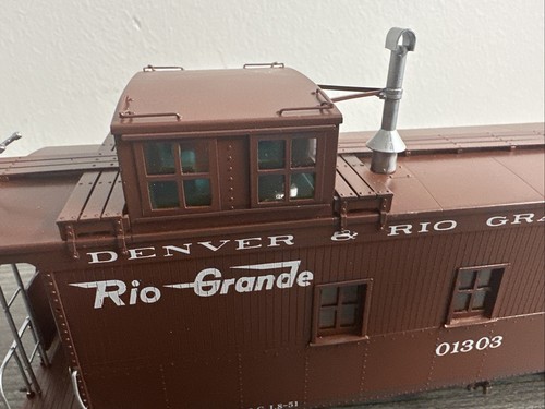 The Joint Line O Scale Brass D&RGW Composite Drover Caboose #01303 FP 1:48 NIB - Picture 8 of 14