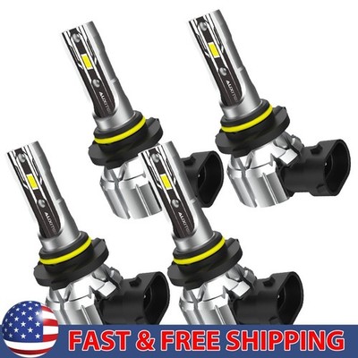 AUXITO LED Headlight 9005 High 9006 Bulbs Conversion Low Beam Bright White 2/4X