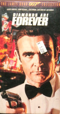 Diamonds are Forever, Sean Connery, Jill St. John, VHS