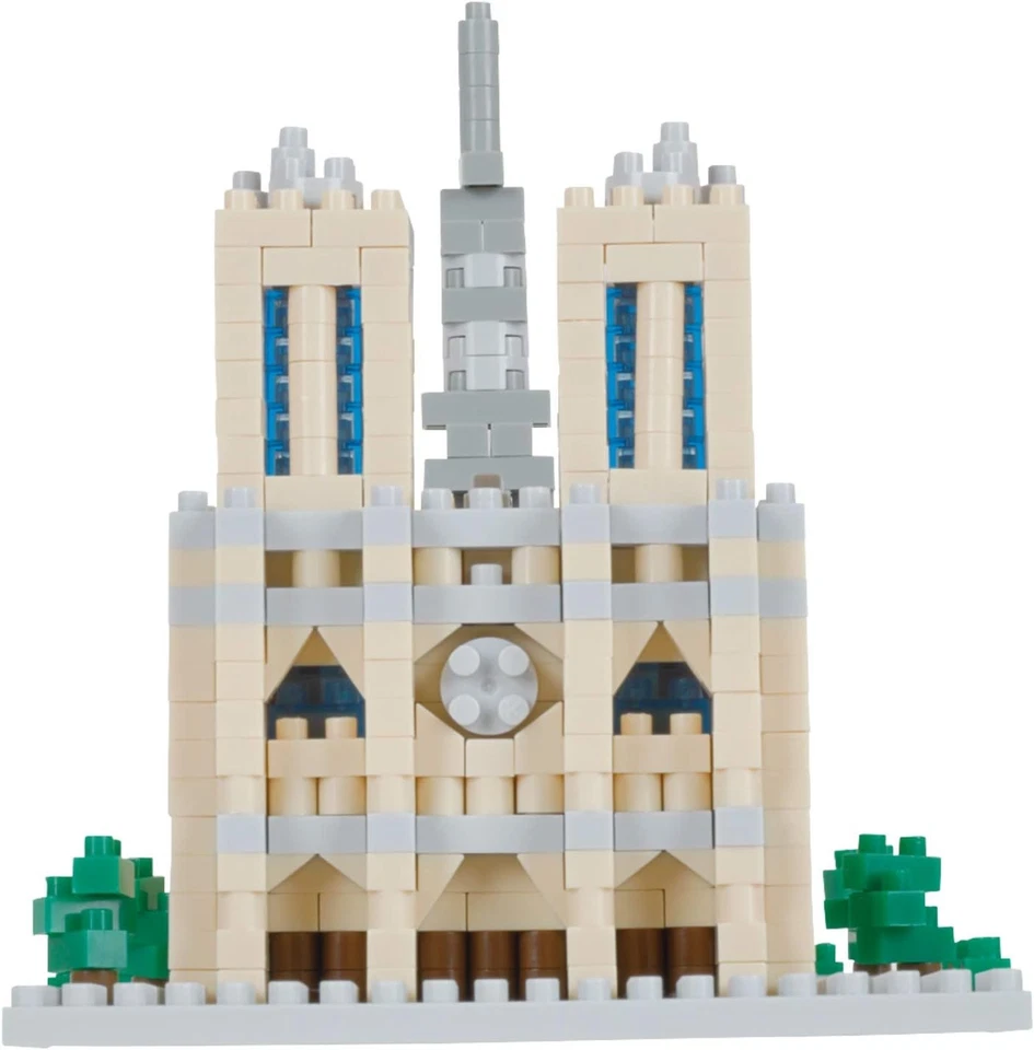 Kawada Nanoblock Notre Dame Cathedral NBH205 - Image 3 of 4