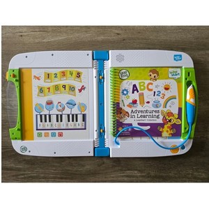 LeapFrog LeapStart Learning System Green White Interactive Book Stylus VT22424F