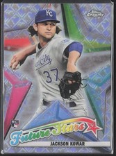 Jackson Kowar 2022 Topps Chrome Logofractor Future Stars Kansas City Royals