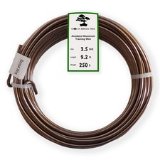 Anodized Aluminum 3.5mm Bonsai Training Wire 250g Large Roll 30 feet Choose ...
