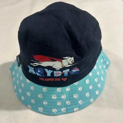 Superpets Krypto The Superdog and Batman Batdog Reversible Bucket Hat
