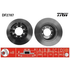 2 Bremsscheiben + 1 Satz Beläge hinten für Iveco Daily 4 5 6 | 25928163