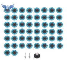 50Pcs P80 2 inch roll Lock Quick Change Discs Set Sanding Discs with 1/4" Holder