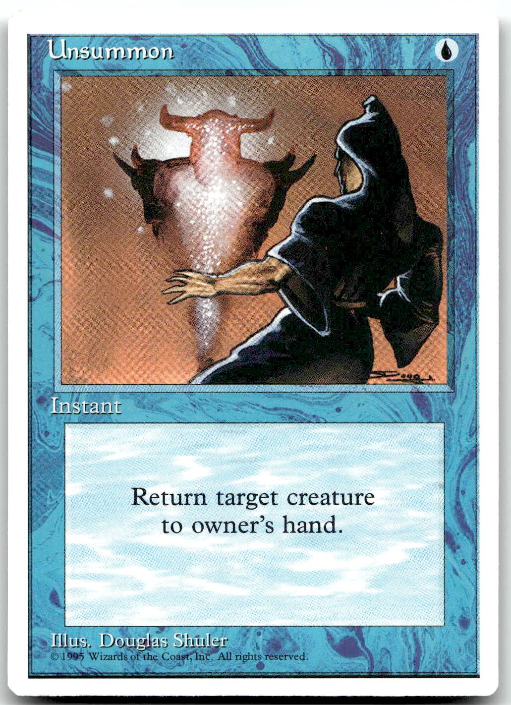 MTG Unsummon Fourth Edition 4ED #111 common LP VINTAGE! HOT!