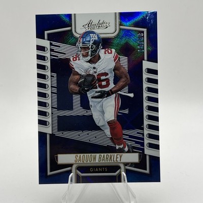 2023 Panini Absolute - Saquon Barkley #59 Blue Diamonds /99