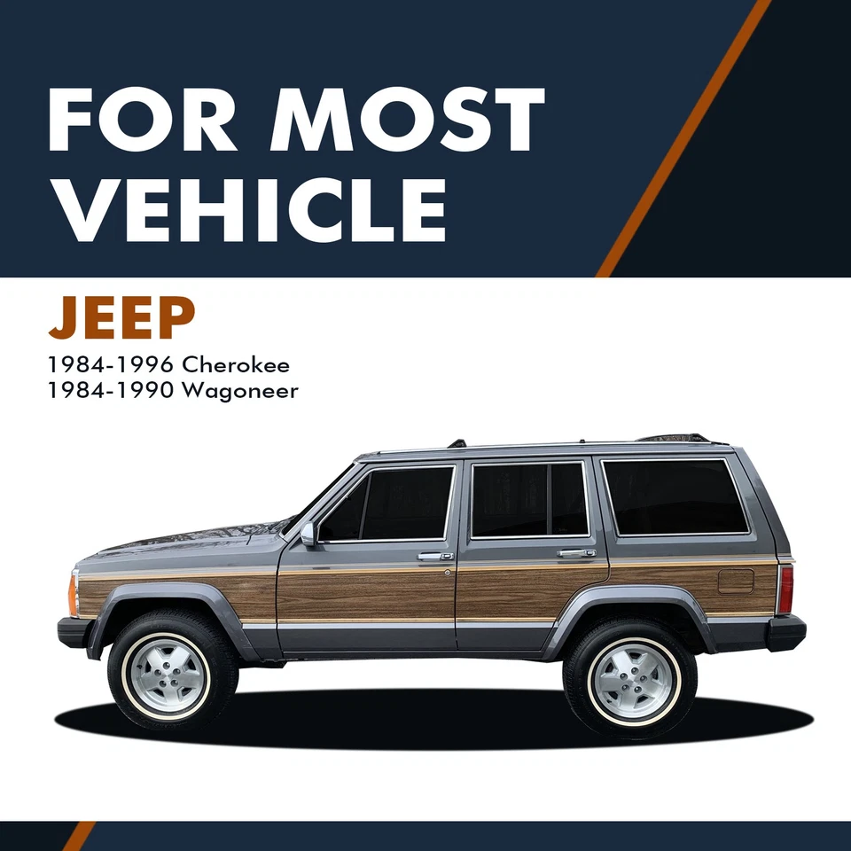 Set of 4 Front Steering Damper-Rear Shock Absorber For 1984-1990 Jeep Wagoneer - Изображение 2 из 4