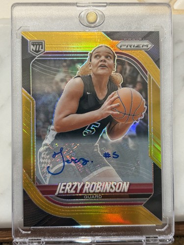2025-26 Panini Prizm NIL Gold Auto /10 Jerzy Robinson #137 Bookend 10/10 SC #4