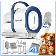 Pet Grooming Vacuum Dog Cat Pet Hair w/7 Pet Grooming Kit Trimmer 1.5L Capacity