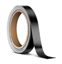 Black Matte Air-Release Adhesive Vinyl Tape Roll 0.25" X 30FT