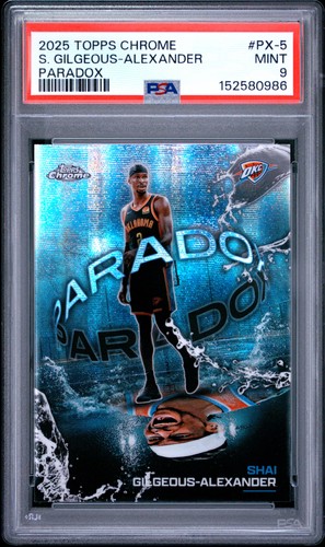 2025 Topps Chrome Shai Gilgeous-Alexander Base (PSA 9)