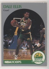 1990-91 NBA Hoops Seattle Supersonics Sheet Singles Dale Ellis 5hy