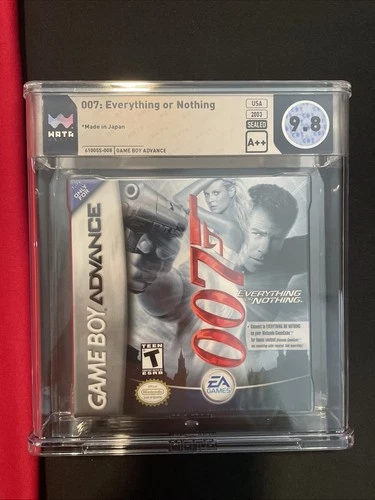 007: Everything Or Nothing - Gameboy Advance - WATA 9.8 A++ Graded Sealed