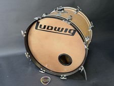 Ludwig 20x14 Pointed Badge Bass Drum 3 Ply Maple Champagne Sparkle Ludwig 20x14 Pointed Badge Bass Drum 3 Ply Maple Champagne Sparkle
