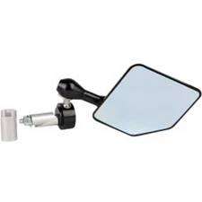 Driven Racing Black Left Halo Mirror - DHBML-BK