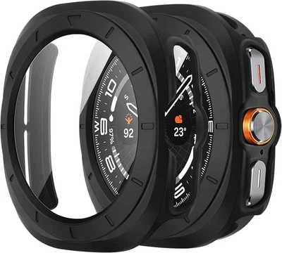 MSM Case For Samsung Galaxy Watch Ultra 47mm 2025 Tempered Glass Full Case Armor Film