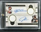 JAMES WOOD DYLAN CREWS 2025 TOPPS DEFINITIVE ROOKIE DUAL JERSEY RELIC AUTO 16/25