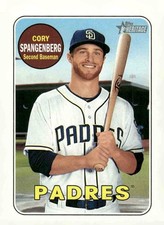2018 Topps Heritage #281 Cory Spangenberg