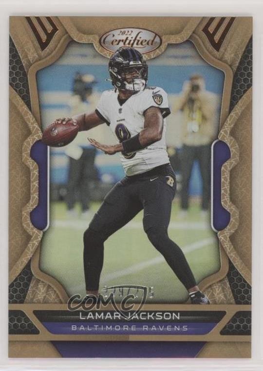 2022 Certified Mirror Bronze 229/275 Lamar Jackson #6 2qw