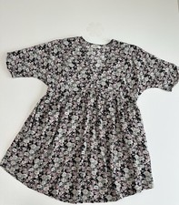 Natural Life Prairie Mini Dress Cottagecore Floral Boho Side Pocket Women’s Sz M