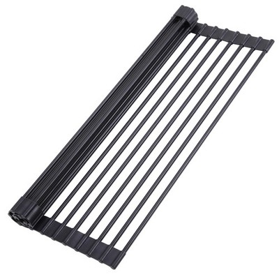 Roll Up Dish Racks 16.5 L x 13 W Over The Sink Dish Drainer Drying Rack Kitchen