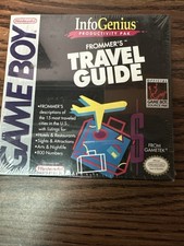 Info Genius Frommer's Travel Guide for Nintendo Game Boy Gameboy Factory Sealed!