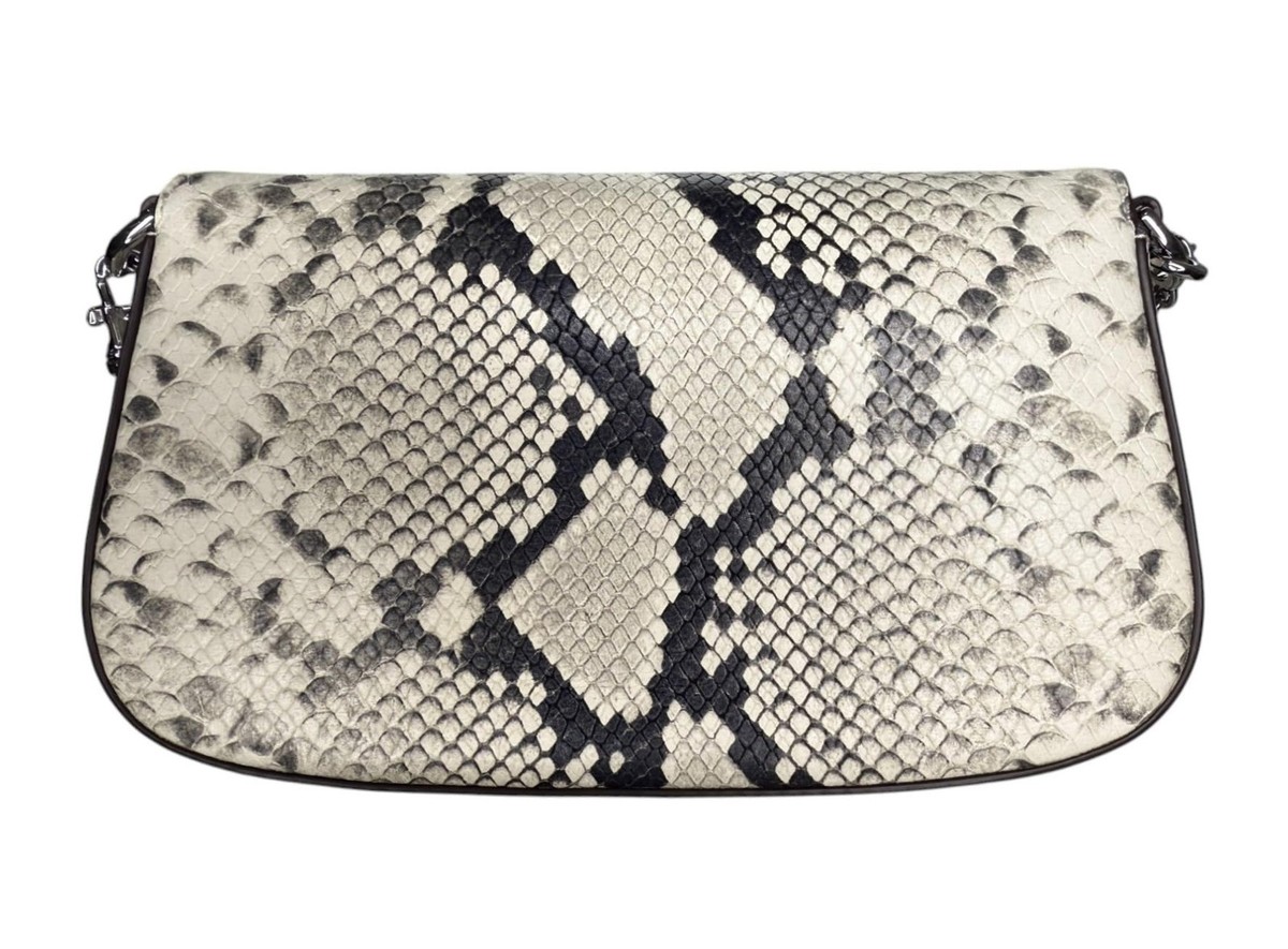 Tory Burch Britten Snake Embossed Convertible Crossbody Bag