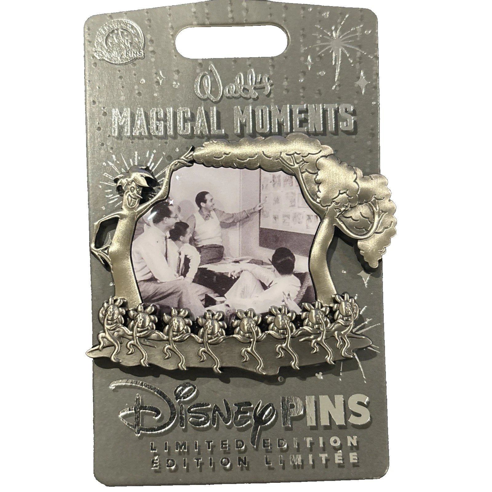 Walt Disney Flowers and Trees Pin Walt's Magical Moments LE 3000