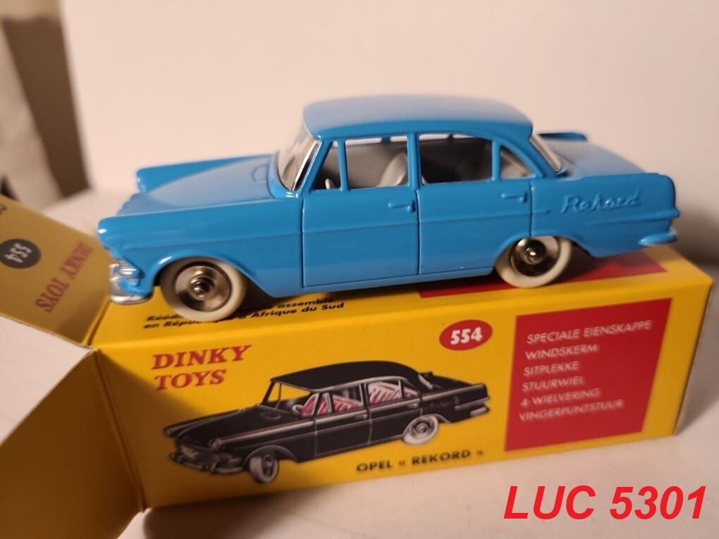 DINKY TOYS France : Opel Rekord, réf.554, éhelle 1/43e, couleur