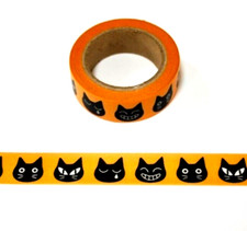 CAT WASHI TAPE - 1000cm - NEW 2000-now FULL ROLL
