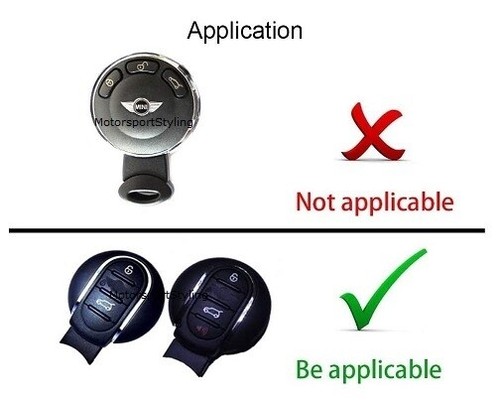 Blue Key Cover For BMW Mini Cooper F54 F55 F56 F57 F60 Clubman Case Fob t19blu - Picture 2 of 5