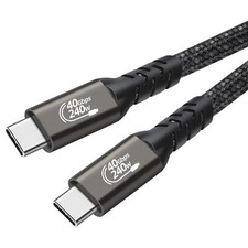 USB 4 Cable 3ft USB C Video 8k Display 40Gbps Data 240w Charging