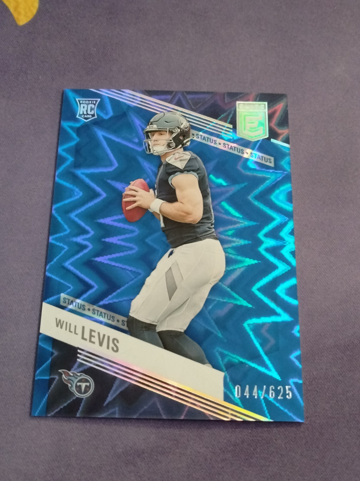 Will Levis 2023 Donruss Elite Status Blue Explosion Rookie /625 #197 Titans RC