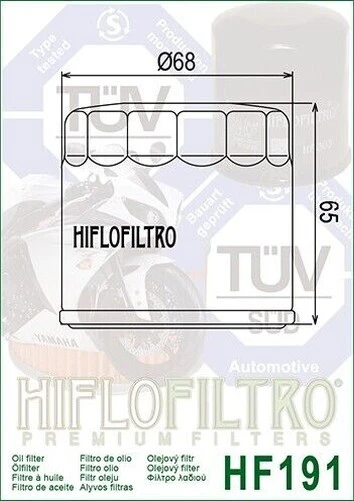 Filtro de aceite de calidad Hiflofiltro EO para TRIUMPH TT600 (2000 a 2005) Foto 3 de 3