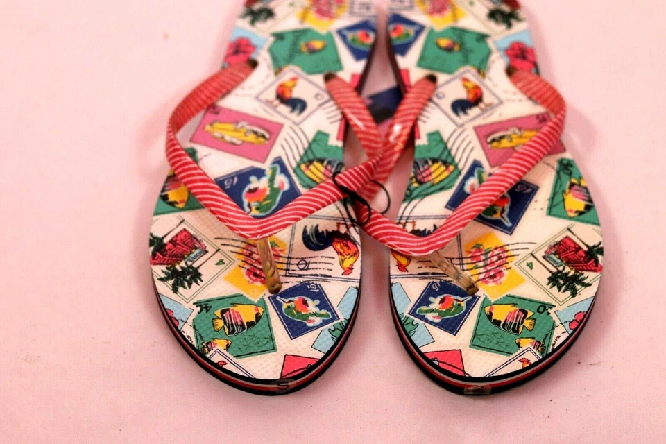 NUEVA CHANCLA VERA BRADLEY ROSA MULTI GOMA TALLA PEQUEÑA Foto 2 de 3