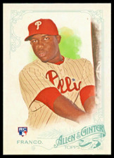 2015 TOPPS ALLEN AND GINTER #27 MAIKEL FRANCO ROOKIE CARD PHILLIES/RC. rookie card picture