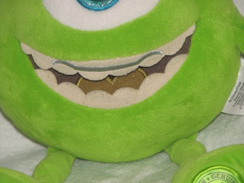 Disney Monsters inc University Soft Plush Toy w/ MU Cap Hat Mike Wazowski 13" - Picture 4 of 16