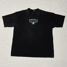 Vintage Mighty Ducks of Anaheim Starter Shirt Embroidered XL USA Made Black 90’s