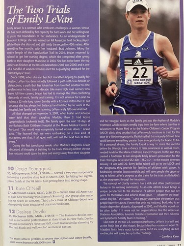 2008 Running Times Magazine April Kara Goucher, Brian Sell - Picture 5 of 24