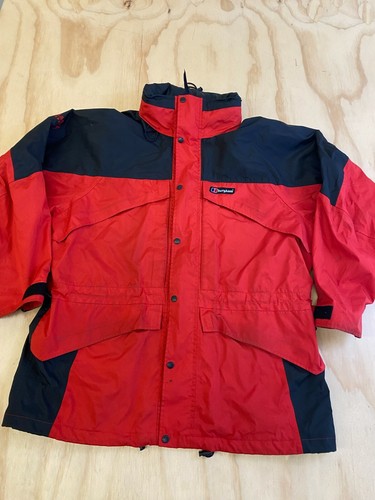 red and blue berghaus jacket