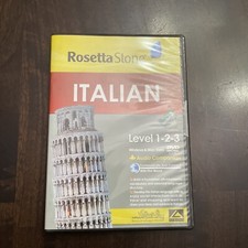 Rosetta Stone Italian Level 1-3 DVD Windows Mac User