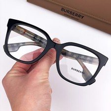 Burberry Women AUTHENTIC Eyeglasses Black Demo Square BE2347 Evelyn 3942 NEW