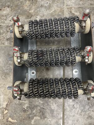 EN-208732 3 Phase Resistors & Bracket High Power Element 1 Ohm High Wattage