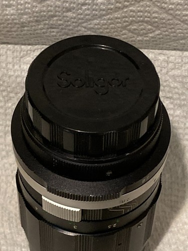 SOLIGOR TELE AUTO f= 1 35mm 1:2.8 W/lens caps Made in Japan - Picture 3 of 22