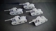 HO Scale Romanian TACAM R-2 Tank Platoon lot X5 resin 1/87th