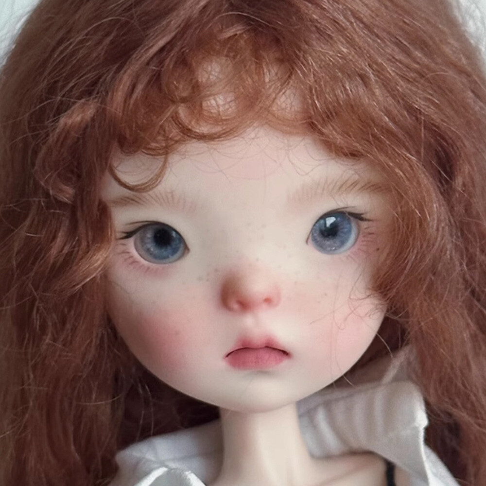 Silly 1/6 BJD Doll SD Resin Joint Face Makeup Eyes Sweet Gir