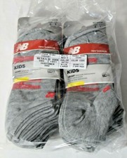 12 Pair New Balance Running Socks Size Kids Large Stability Fit