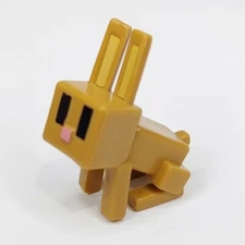 Minecraft Mini-Figures 1" Brown Rabbit Hare Animal Mini Action Figure Mojang